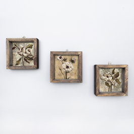 Wallity UKZM002 Cuadro Decorativo enmarcado de 3 piezas